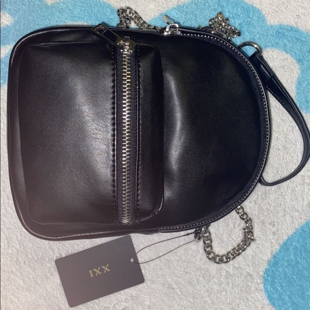 New Black mini Backpack / shoulder bag - Picture 3 of 4